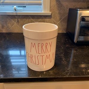 Rae Dunn Christmas utensil holder